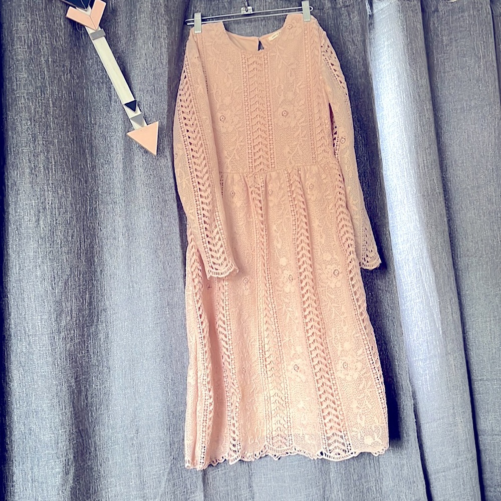 Roolee Lace Midi Dress - Gem